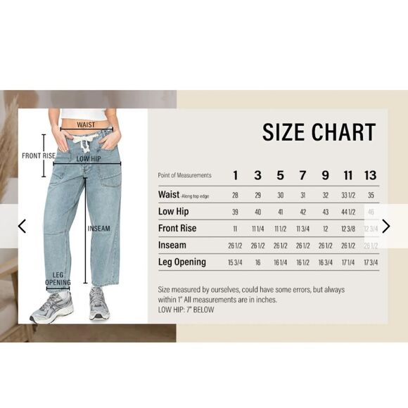 Cali 1850 Low Slung Barrel Jeans - Picture 7 of 7